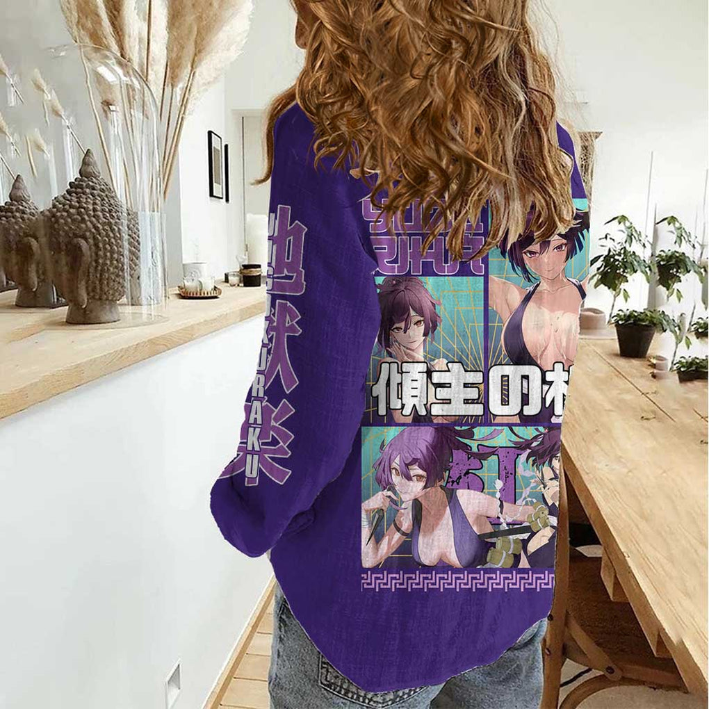Yuzuriha Hell’s Paradise Women Casual Shirt Anime Style