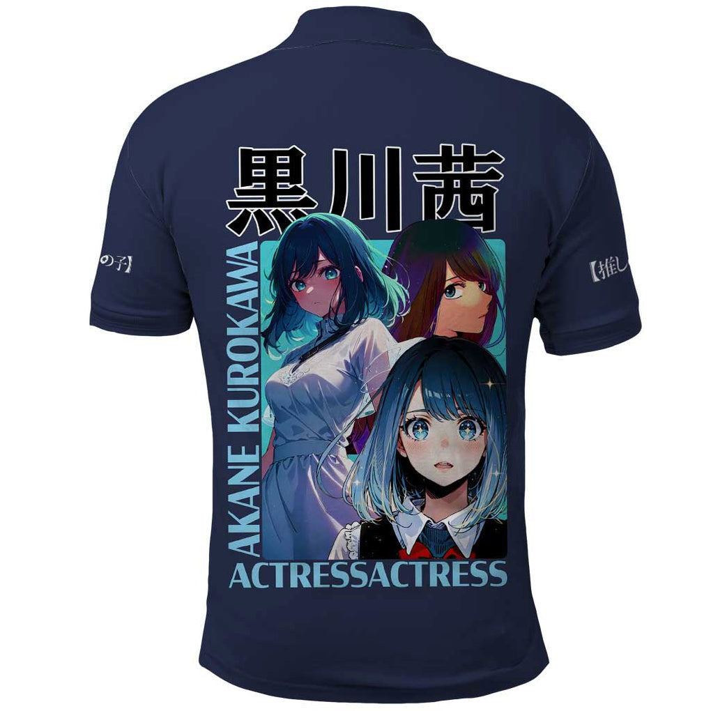 Akane Kurokawa Oshi no Ko Polo Shirt Anime Style