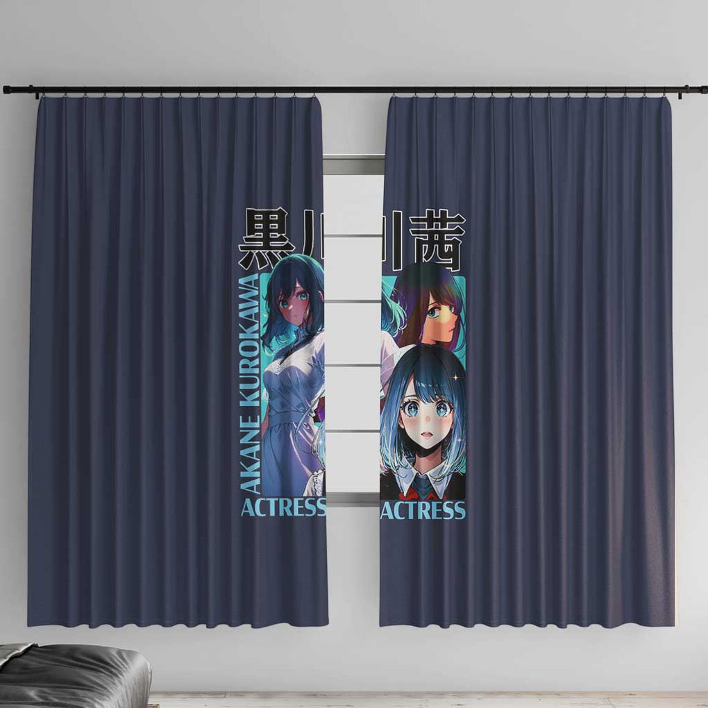 Akane Kurokawa Oshi no Ko Window Curtain Anime Style