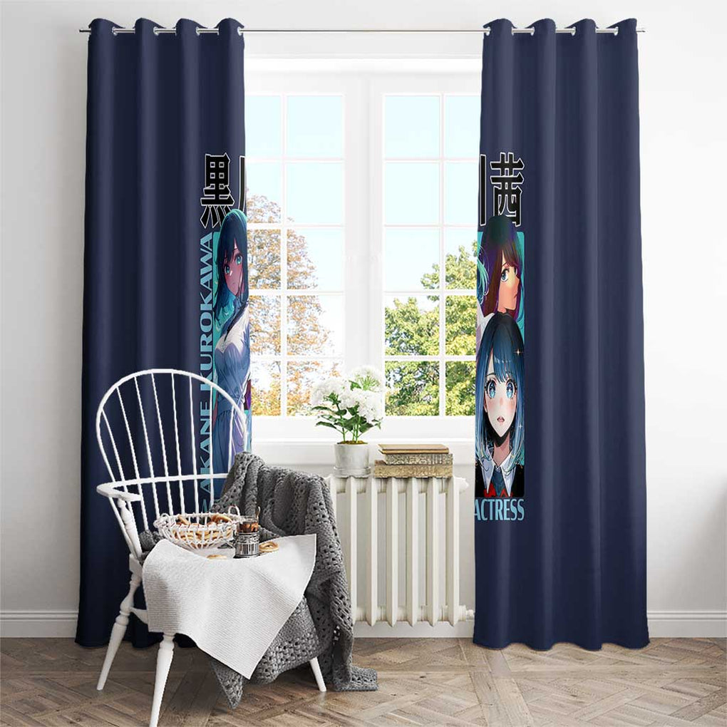 Akane Kurokawa Oshi no Ko Window Curtain Anime Style
