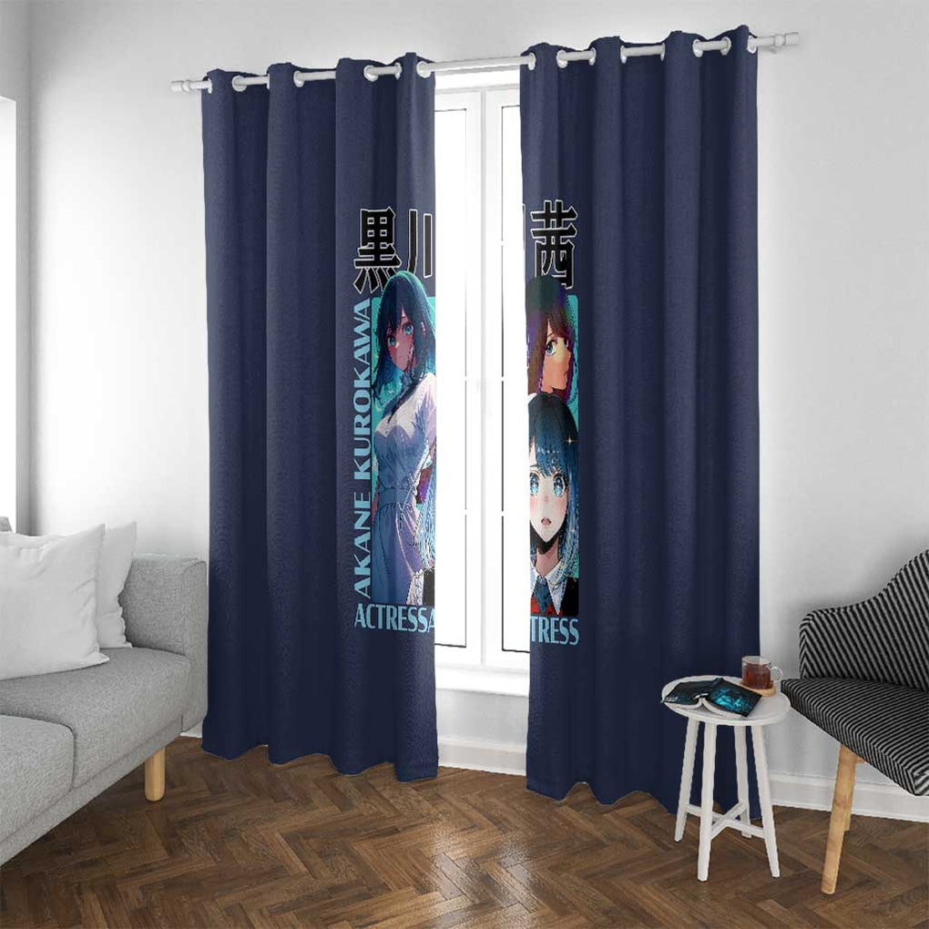 Akane Kurokawa Oshi no Ko Window Curtain Anime Style