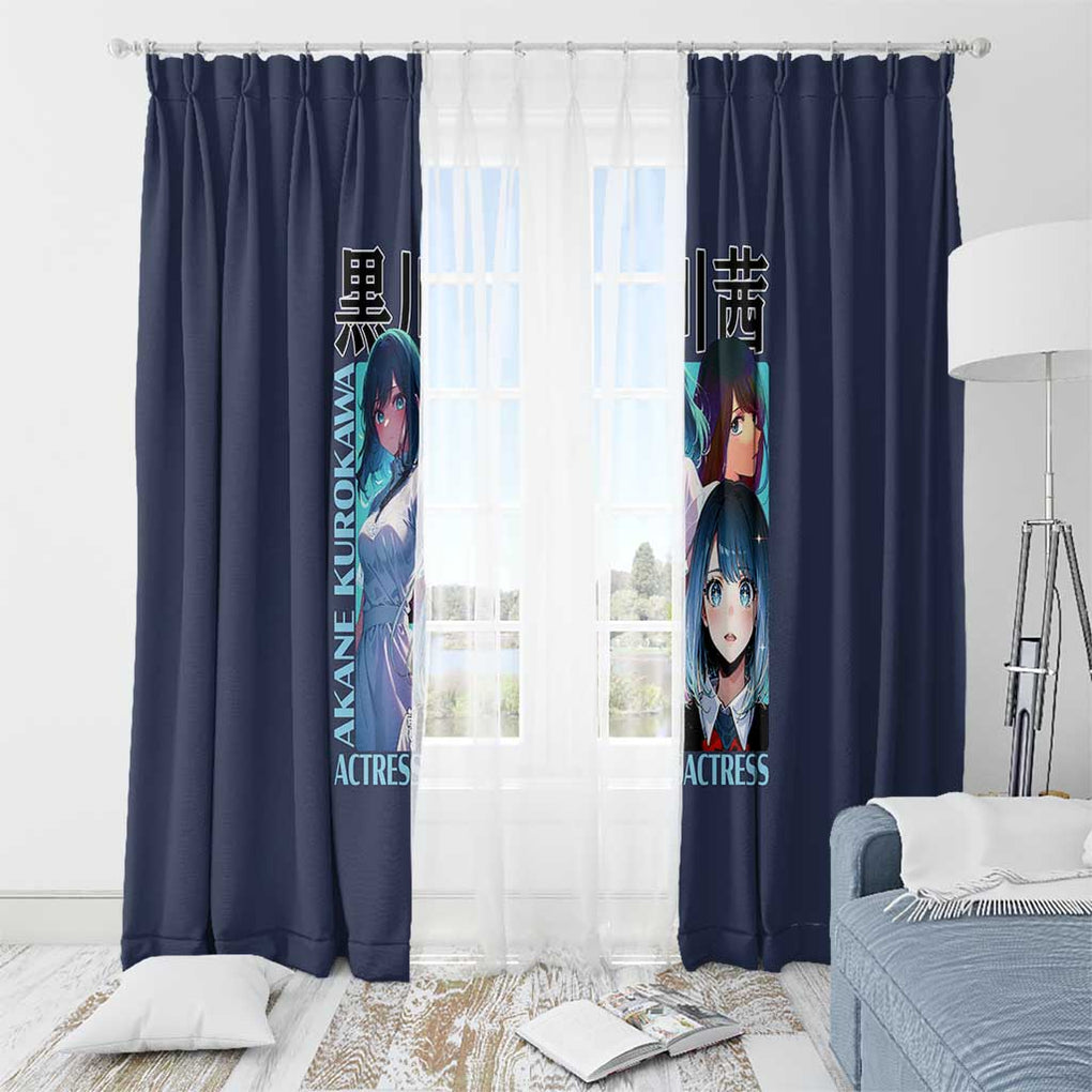 Akane Kurokawa Oshi no Ko Window Curtain Anime Style