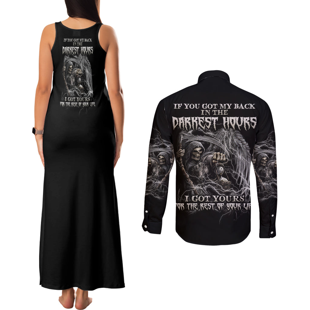 if-you-got-my-back-in-the-darkest-hours-couples-matching-tank-maxi-dress-and-long-sleeve-button-shirt