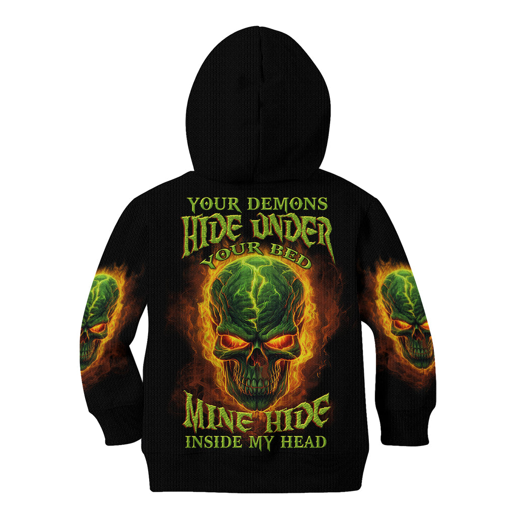 your-demons-hide-under-your-bed-kid-hoodie