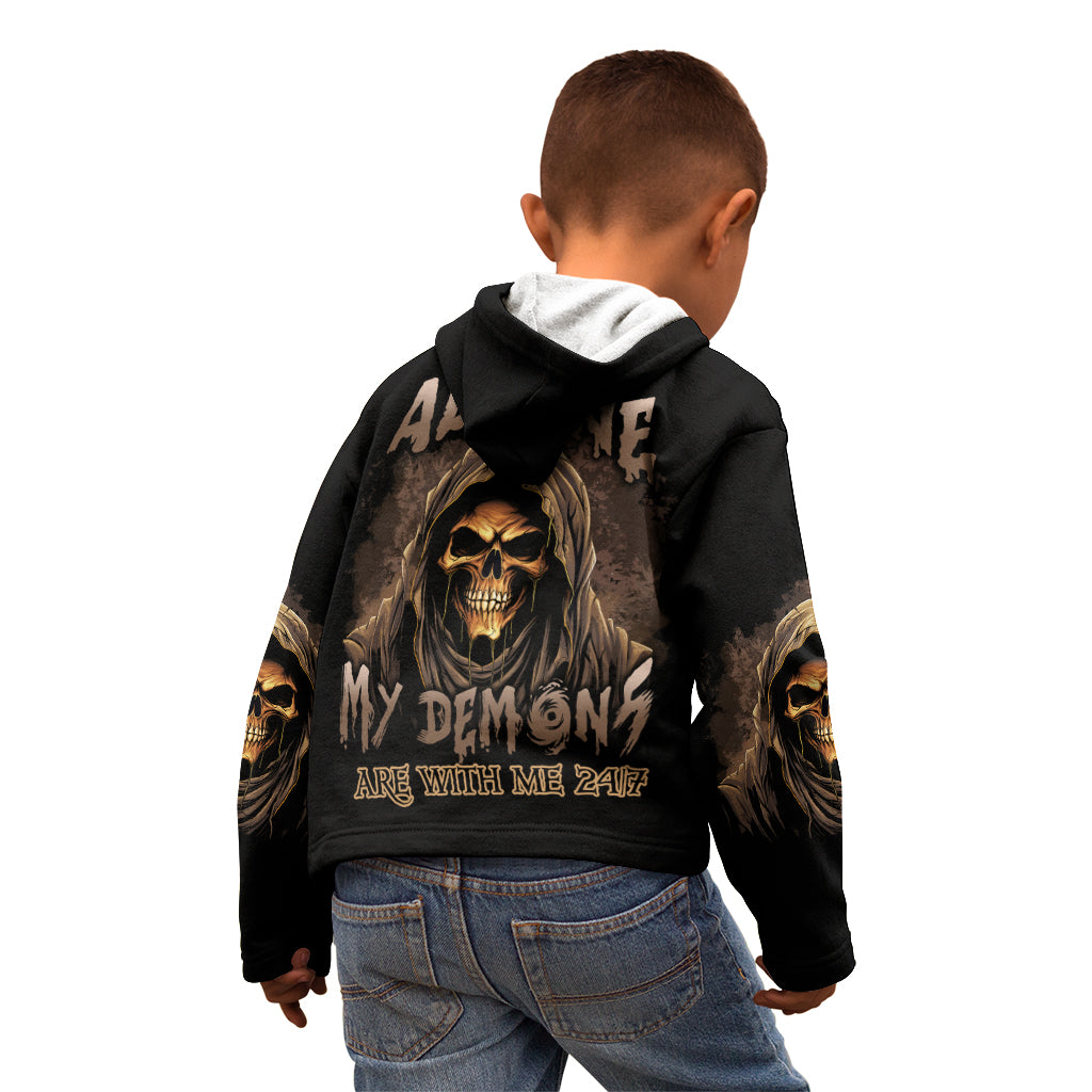 im-never-alone-skull-reaper-kid-hoodie