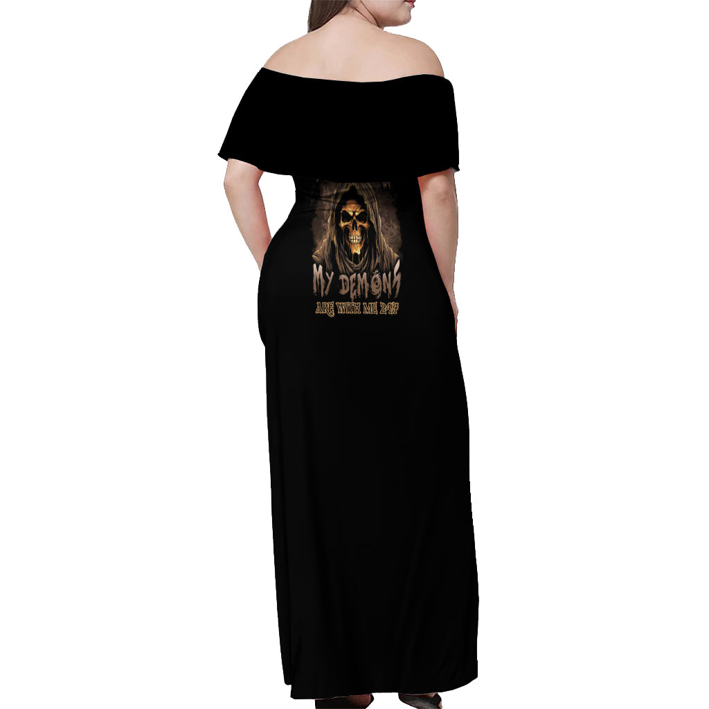 im-never-alone-skull-reaper-off-shoulder-maxi-dress