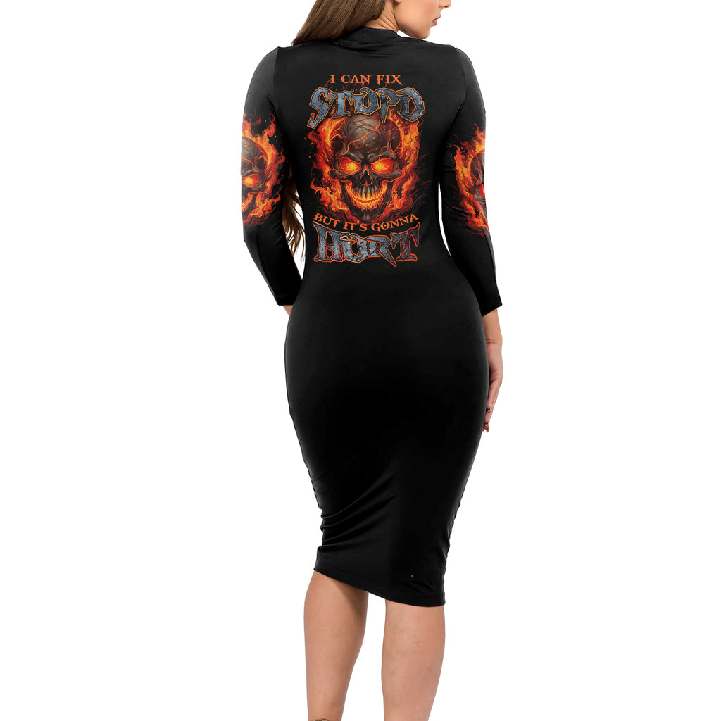 i-can-fix-stupid-but-its-gonna-hurt-long-sleeve-bodycon-dress