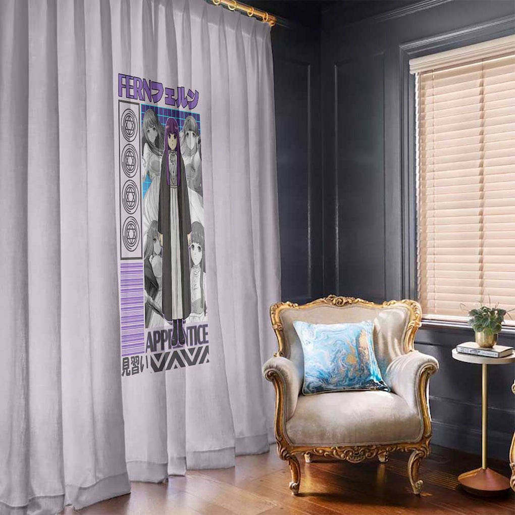 Fern Frieren Beyond Journey’s End Window Curtain Japan Anime Style