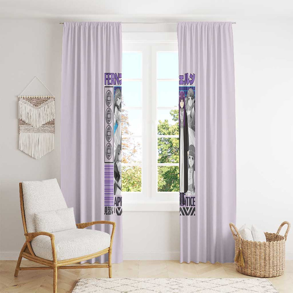 Fern Frieren Beyond Journey’s End Window Curtain Japan Anime Style