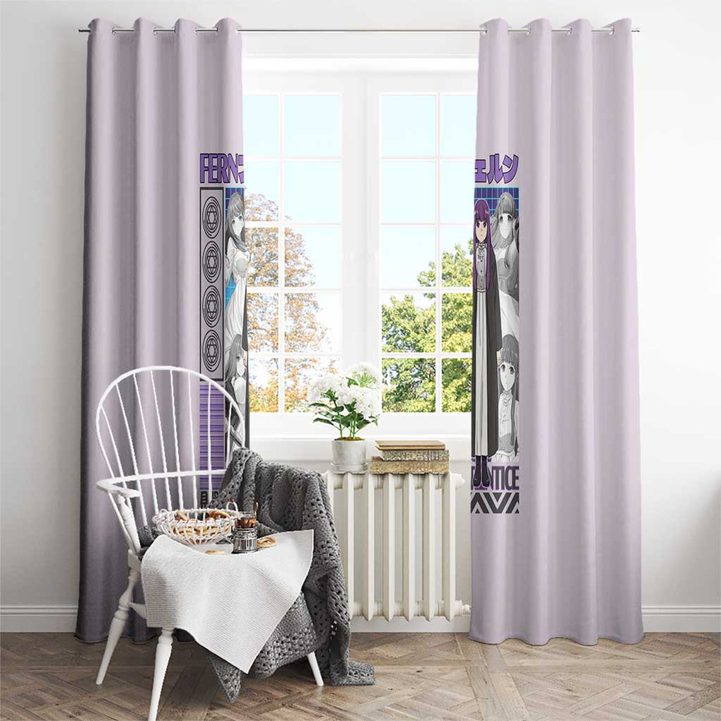 Fern Frieren Beyond Journey’s End Window Curtain Japan Anime Style