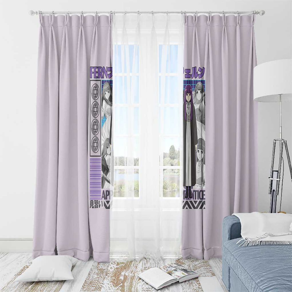 Fern Frieren Beyond Journey’s End Window Curtain Japan Anime Style
