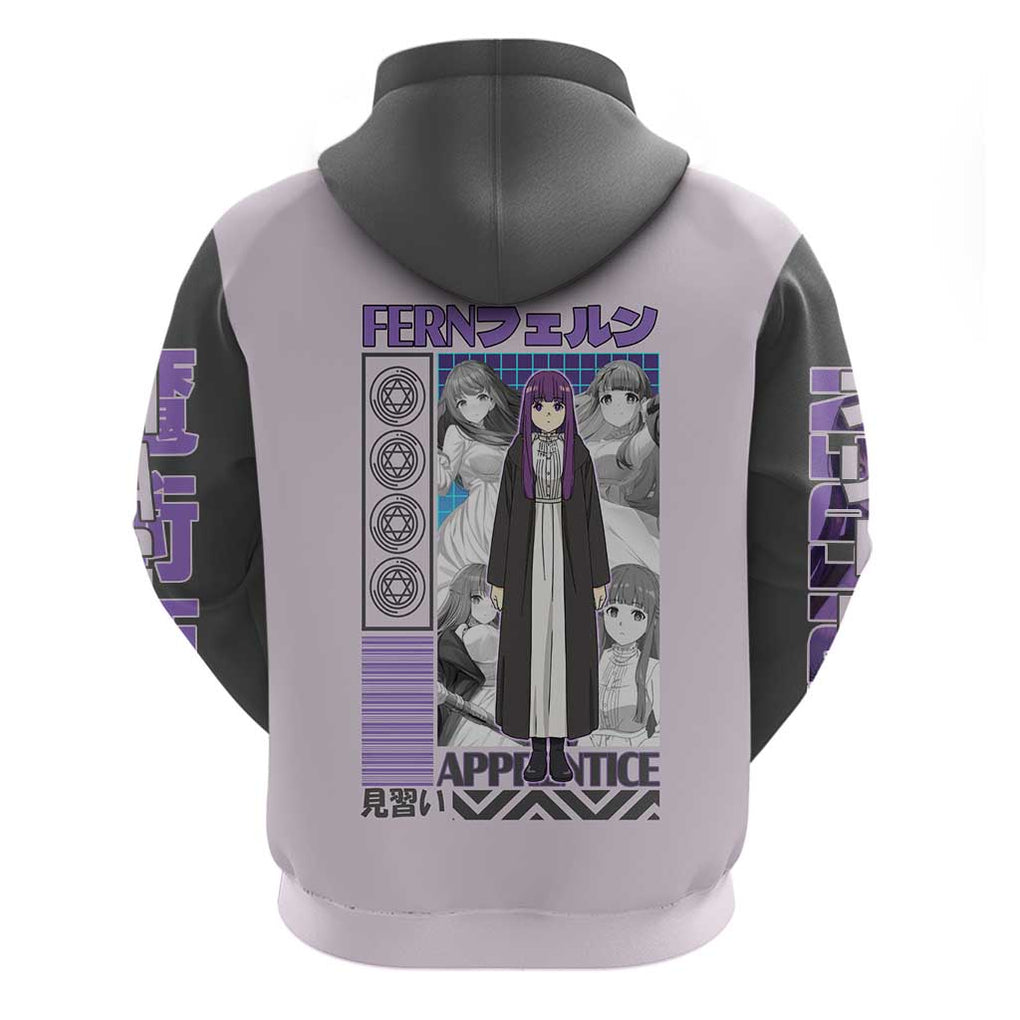 Fern Frieren Beyond Journey’s End Zip Hoodie Japan Anime Style