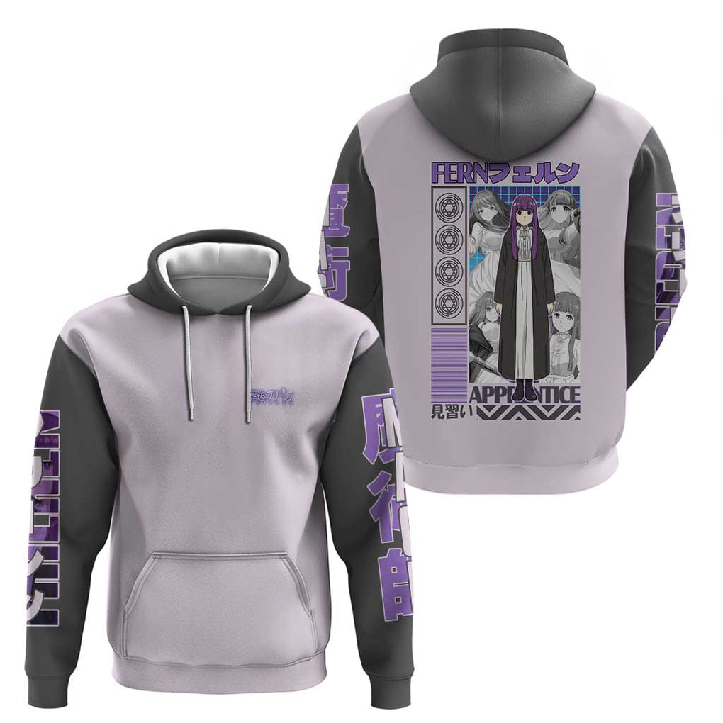Fern Frieren Beyond Journey’s End Zip Hoodie Japan Anime Style