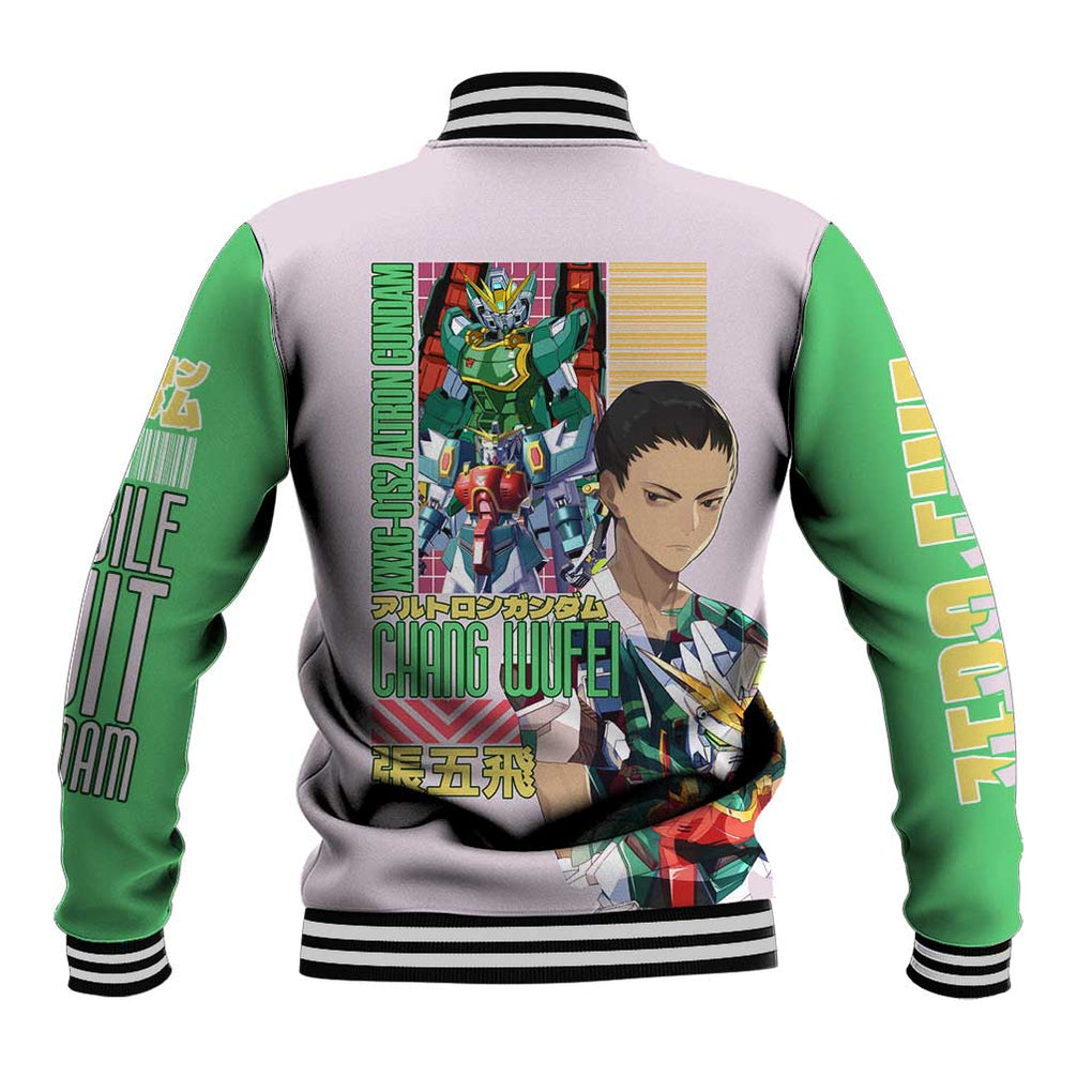 Nataku x Chang Wufei Gundam Wing Endless Waltz Baseball Jacket Japan Anime Style