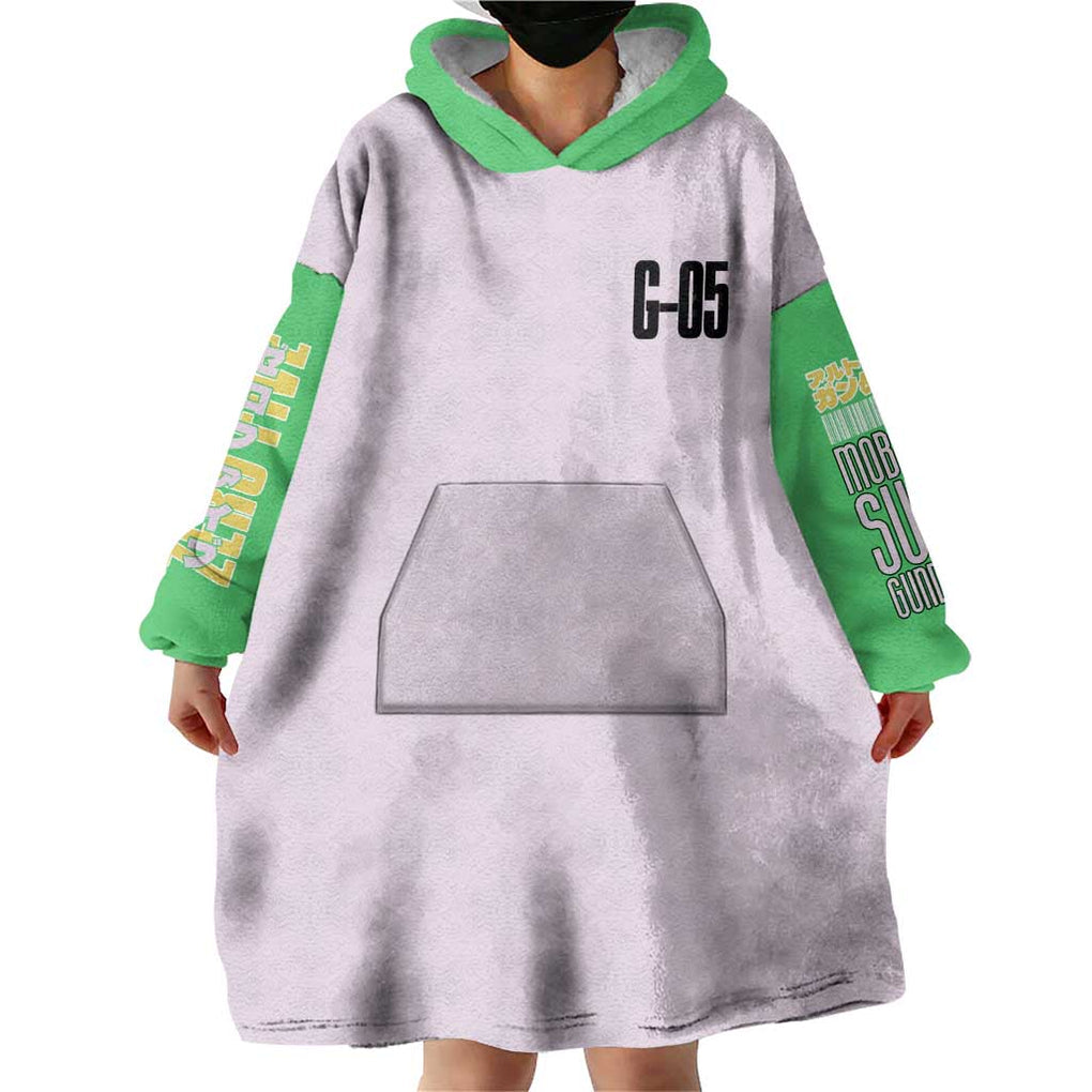 Nataku x Chang Wufei Gundam Wing Endless Waltz Wearable Blanket Hoodie Japan Anime Style