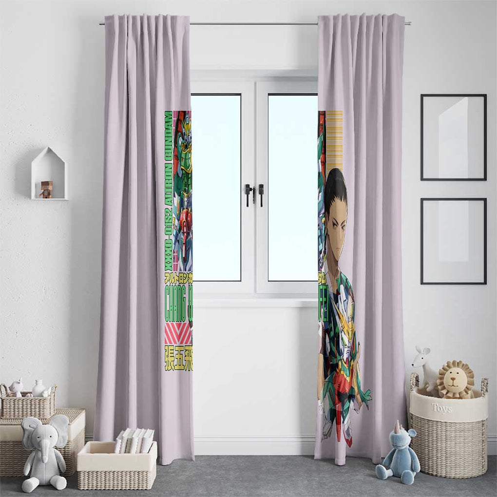 Nataku x Chang Wufei Gundam Wing Endless Waltz Window Curtain Japan Anime Style