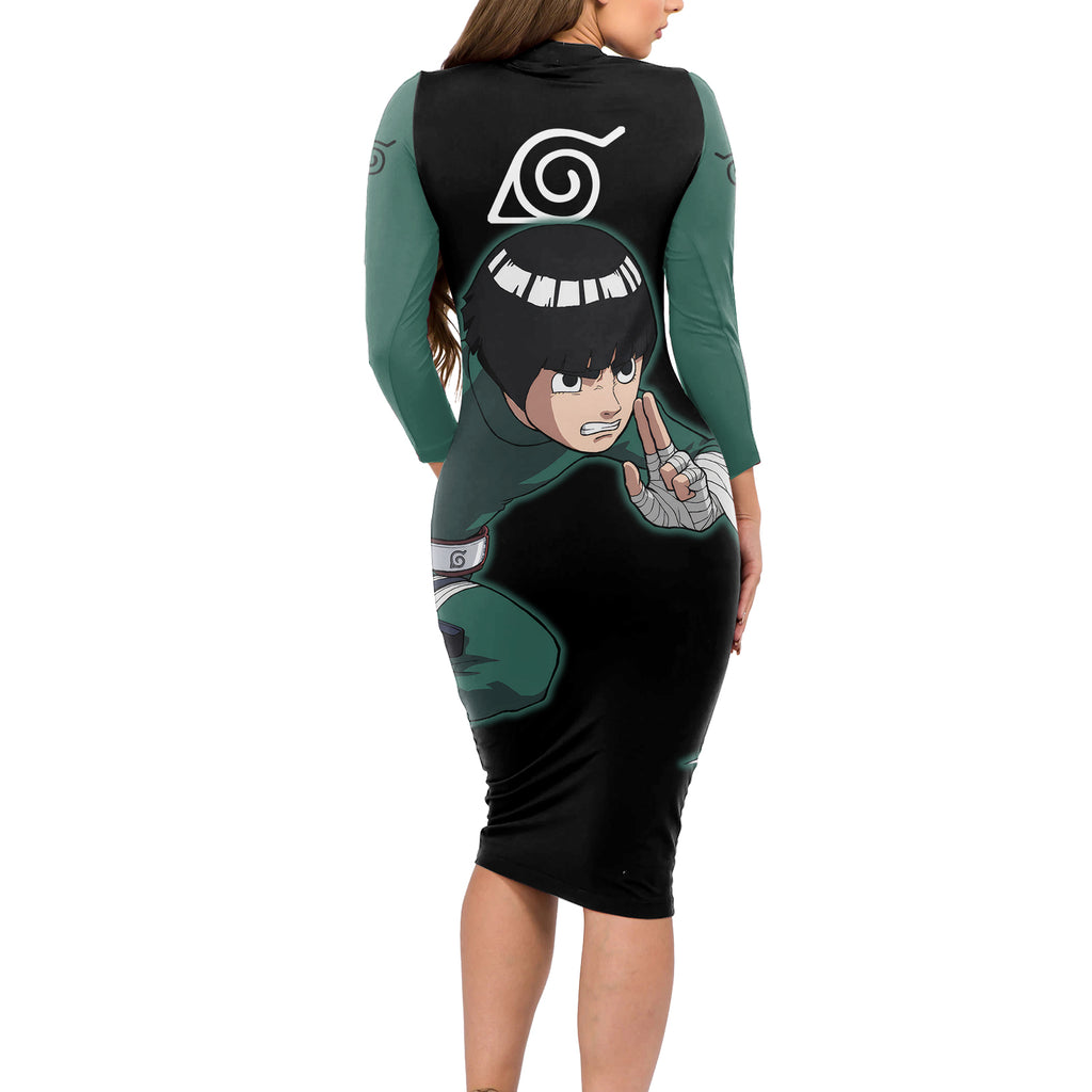 Rock Lee Long Sleeve Bodycon Dress