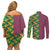 Tomioka Giyuu Couples Matching Off Shoulder Short Dress and Long Sleeve Button Shirt