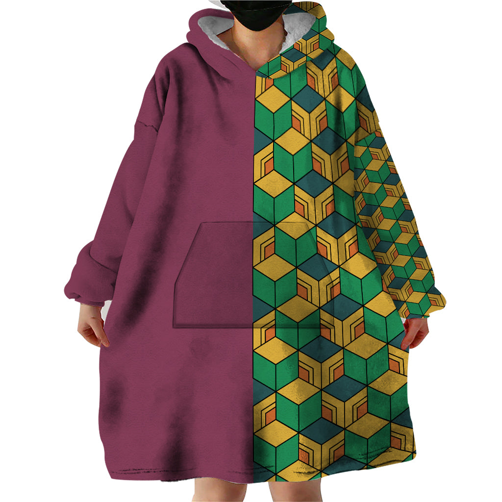 Tomioka Giyuu Wearable Blanket Hoodie
