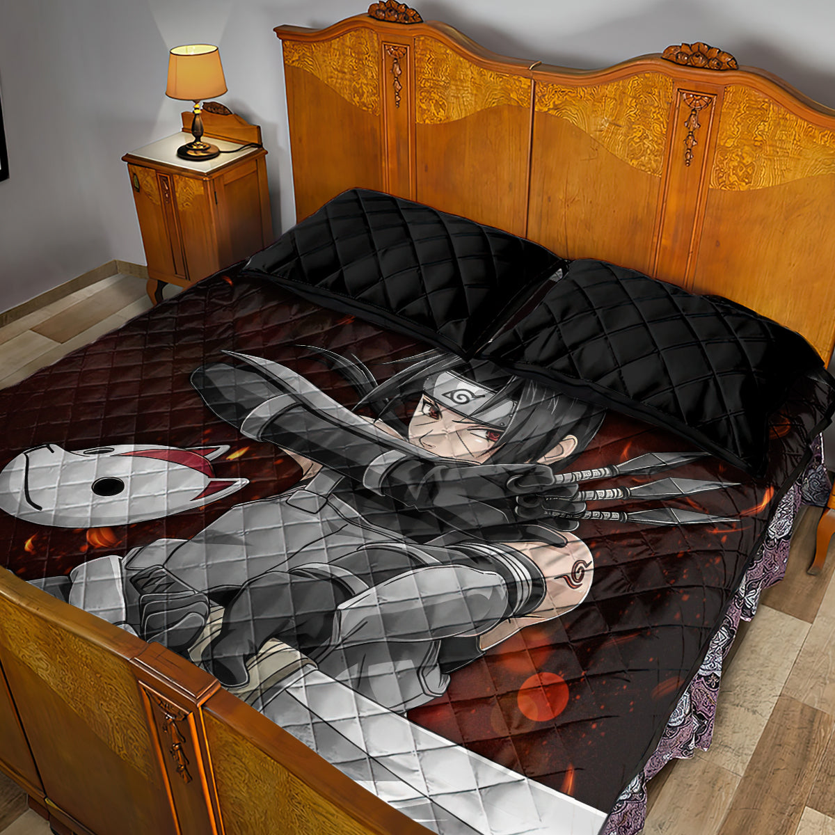 Itachi Anbu Quilt Bed Set