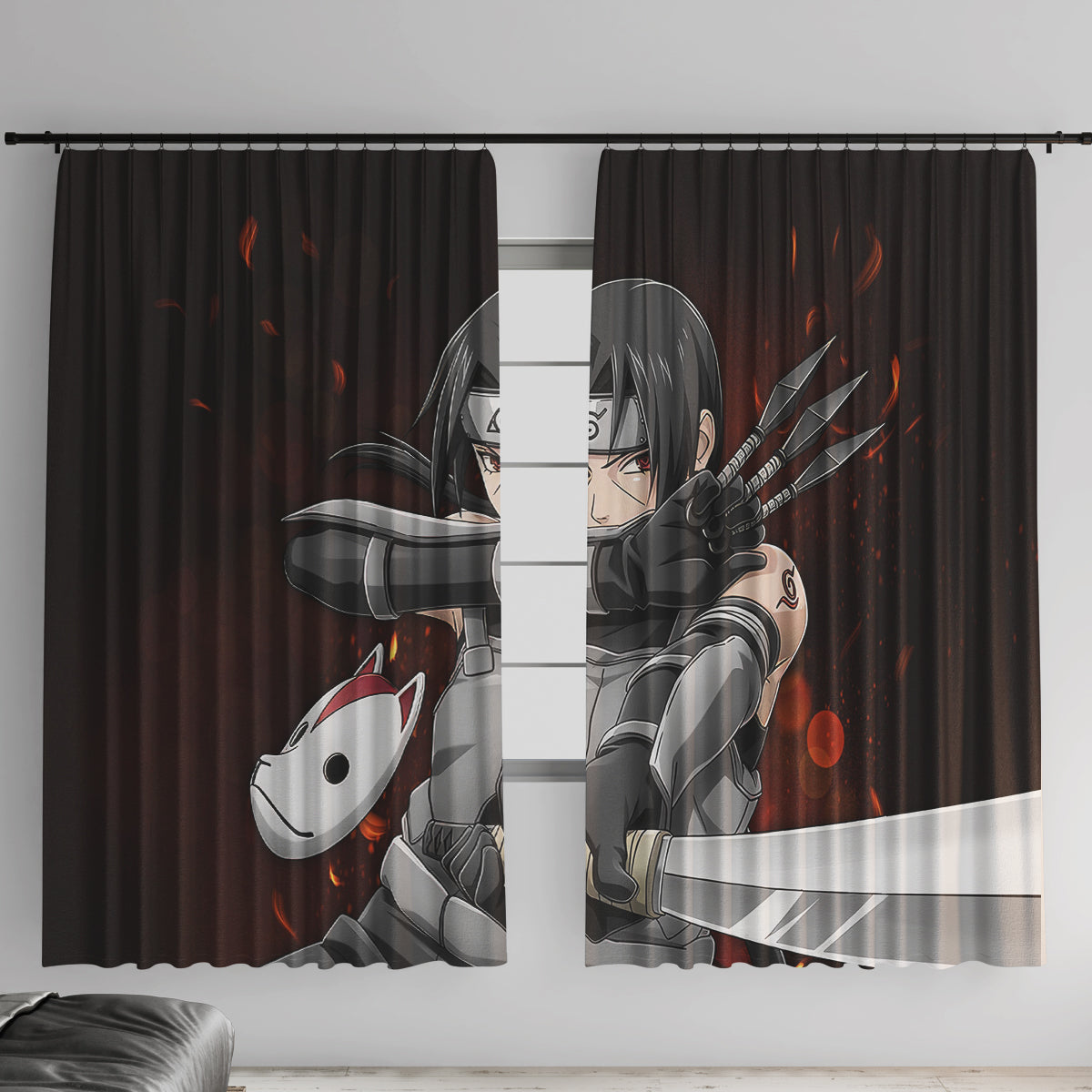 Itachi Anbu Window Curtain