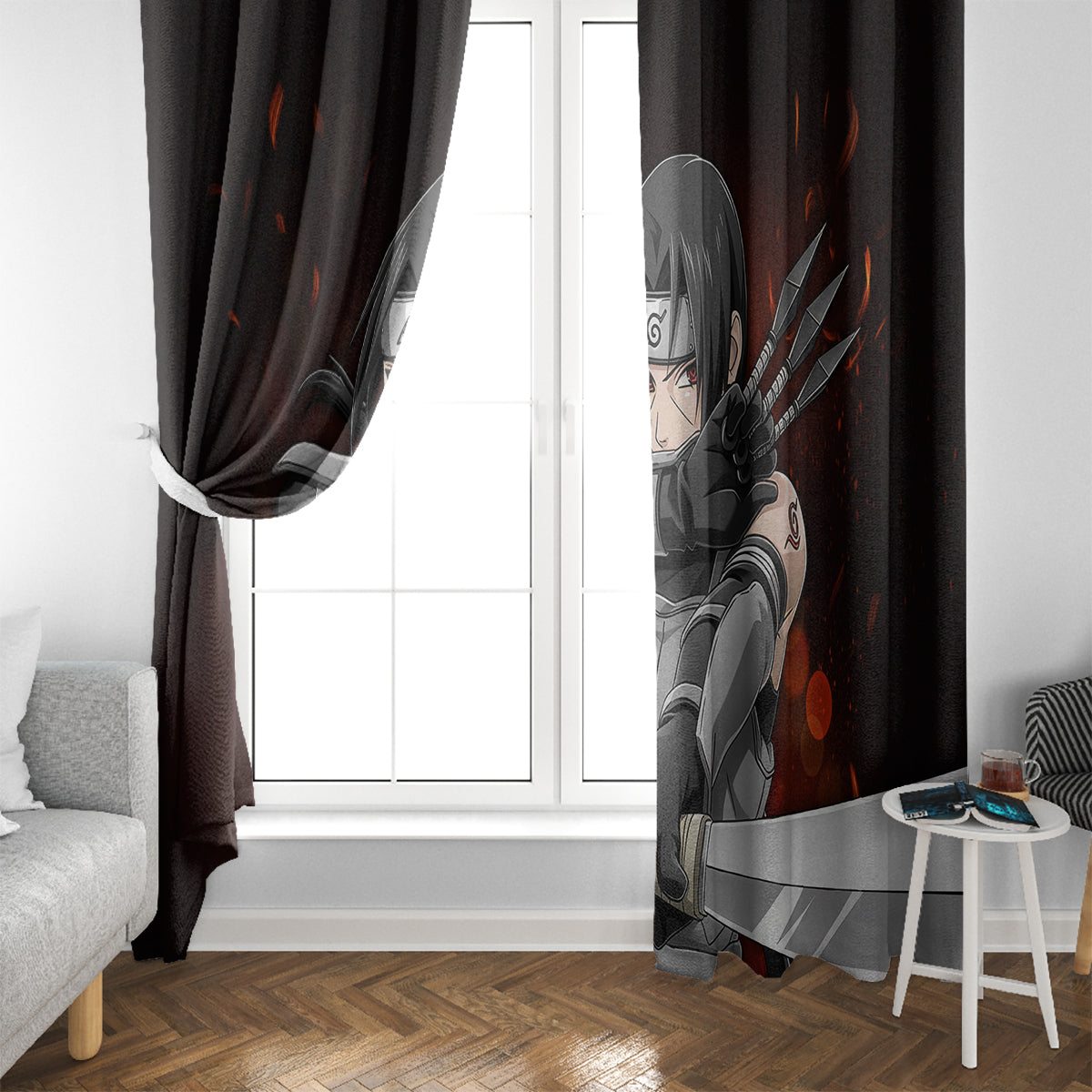 Itachi Anbu Window Curtain
