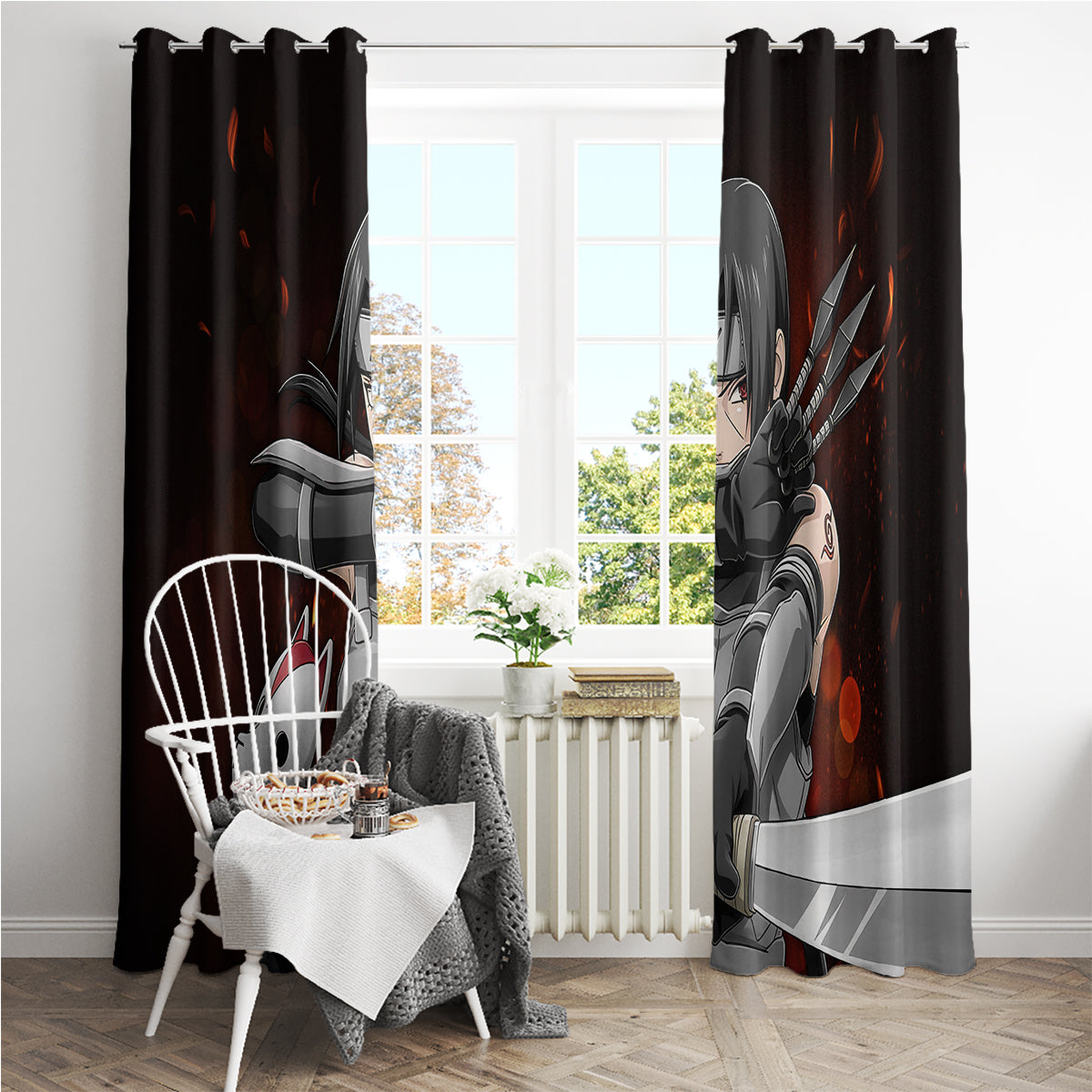 Itachi Anbu Window Curtain