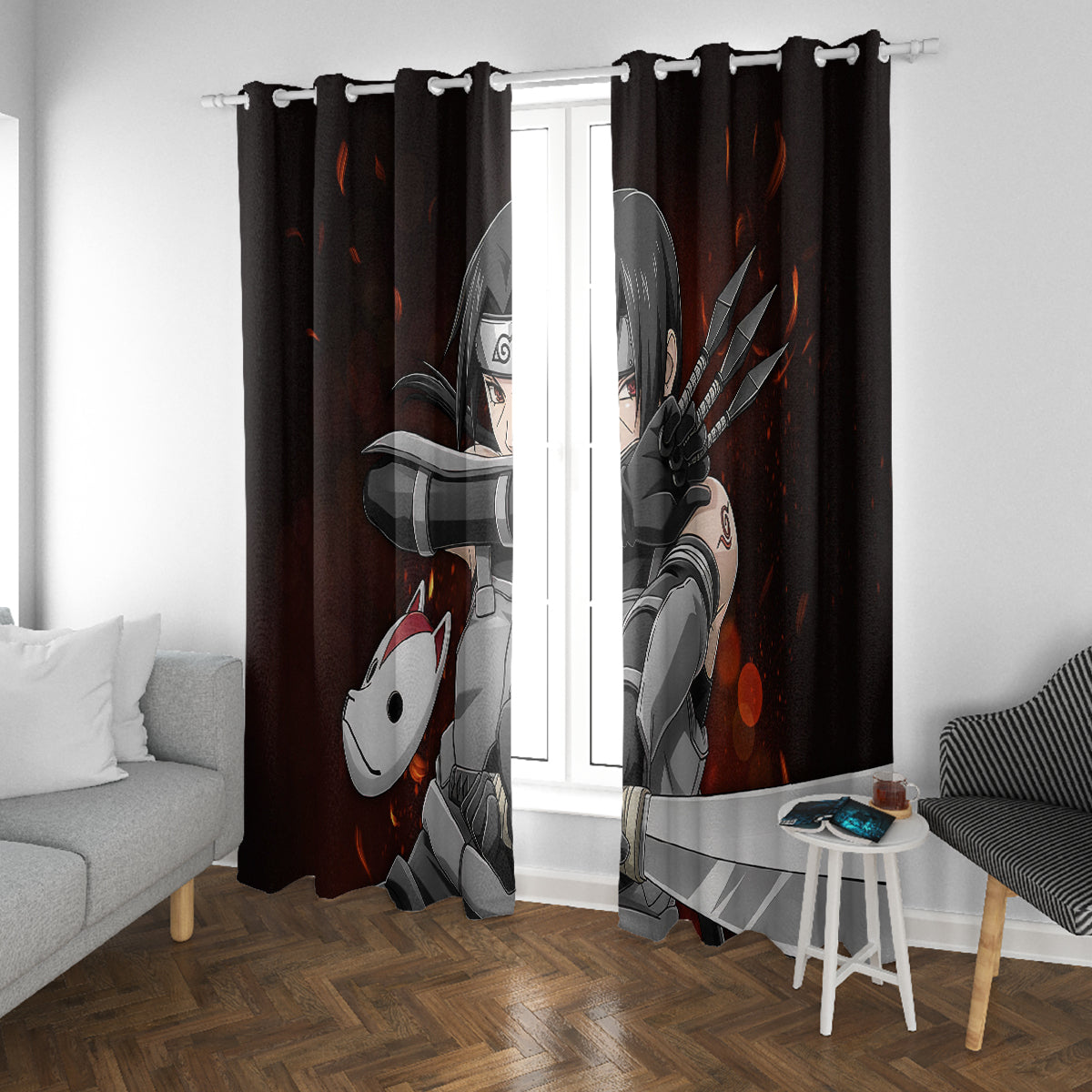 Itachi Anbu Window Curtain