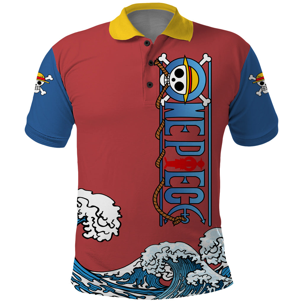 Monkey D. Luffy One Piece Gear 5 Awakening Polo Shirt