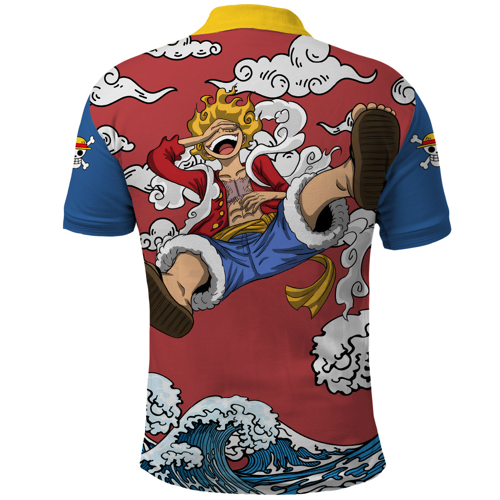 Monkey D. Luffy One Piece Gear 5 Awakening Polo Shirt