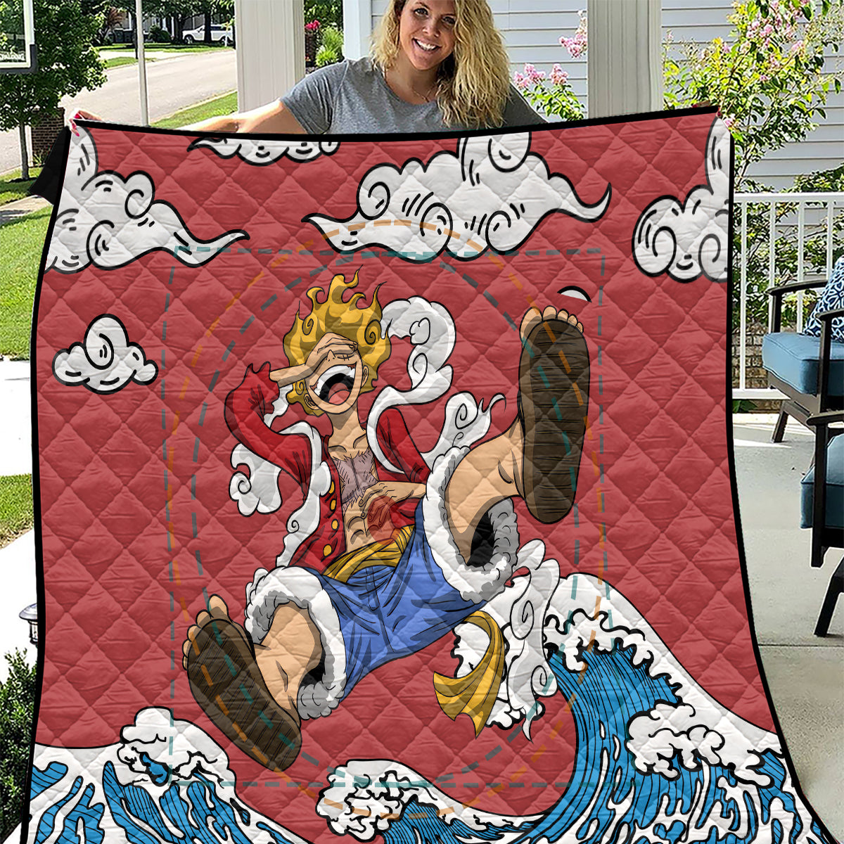 Monkey D. Luffy One Piece Gear 5 Awakening Quilt