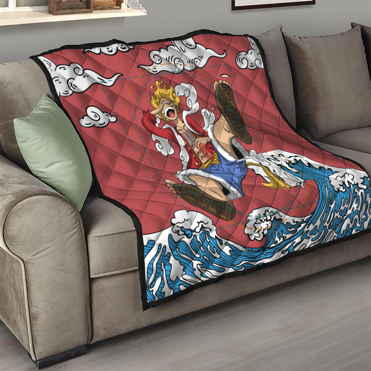 Monkey D. Luffy One Piece Gear 5 Awakening Quilt