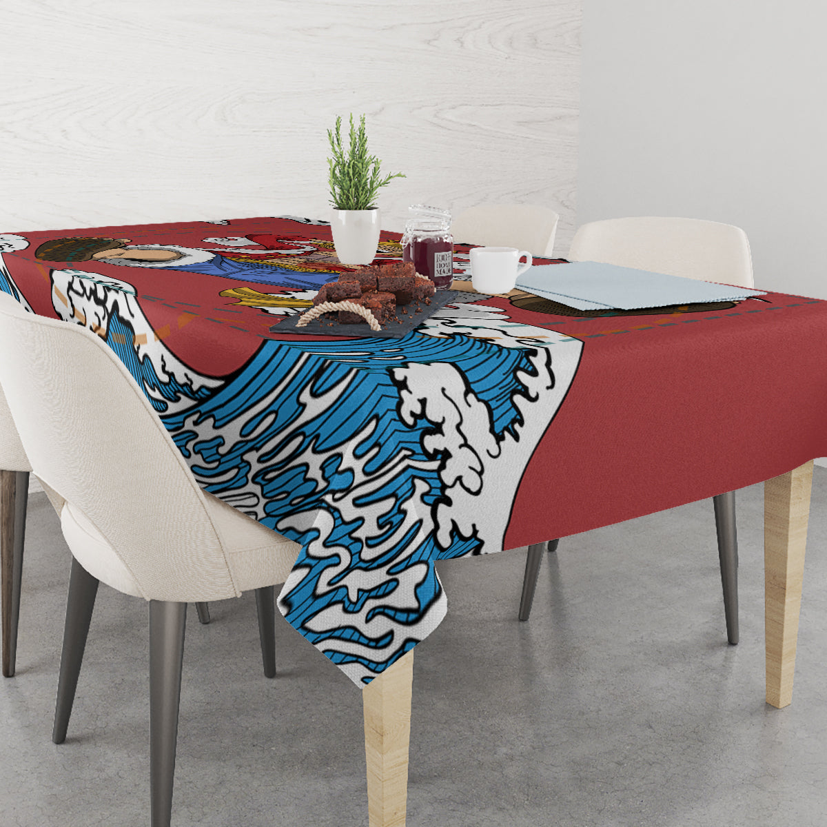 Monkey D. Luffy One Piece Gear 5 Awakening Tablecloth