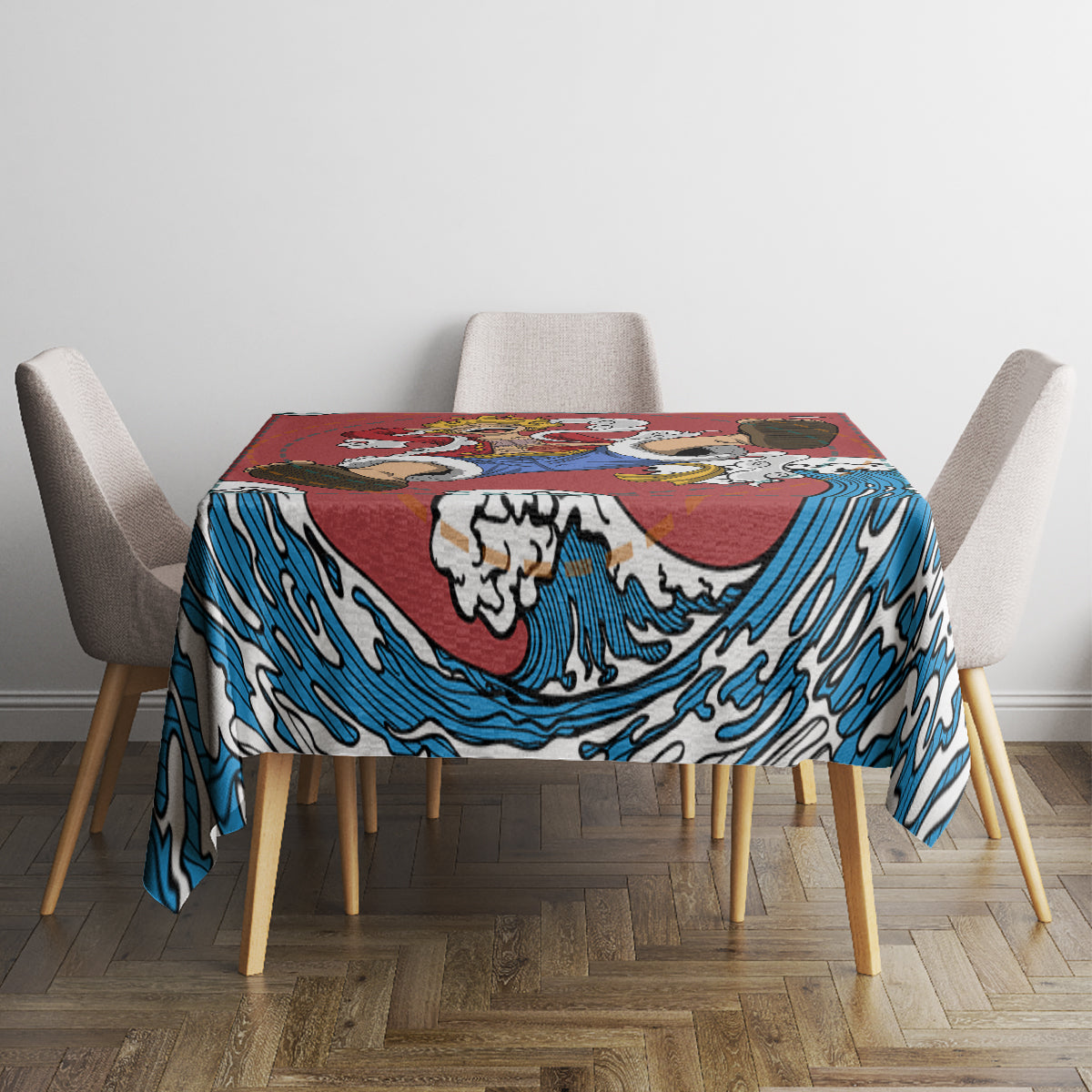 Monkey D. Luffy One Piece Gear 5 Awakening Tablecloth