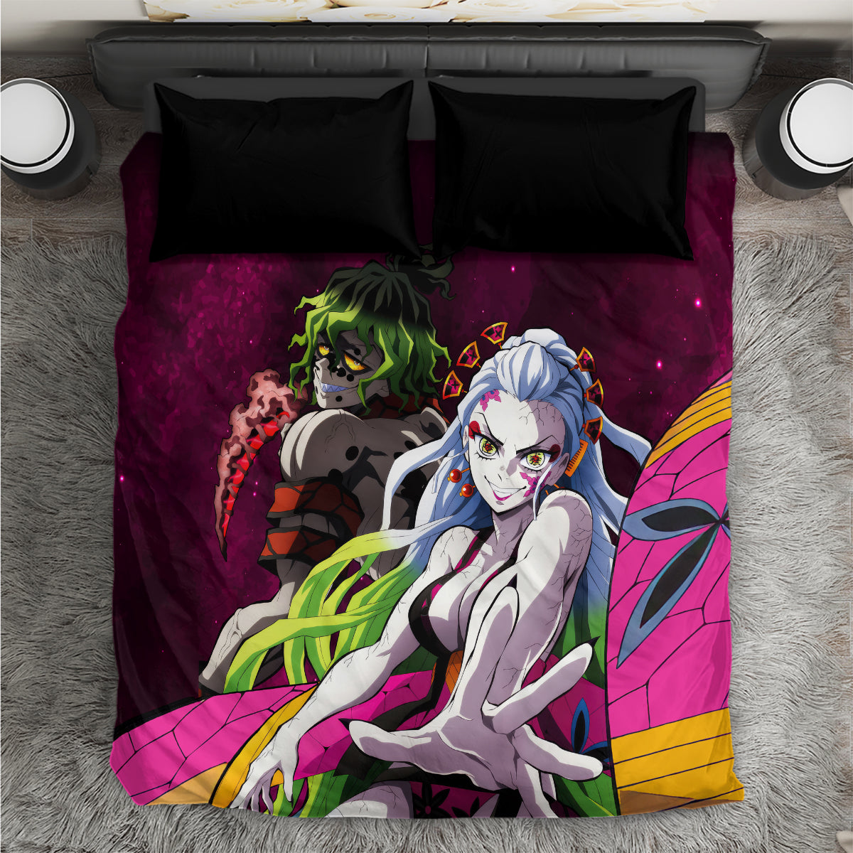 Gyutaro and Daki Bedding Set