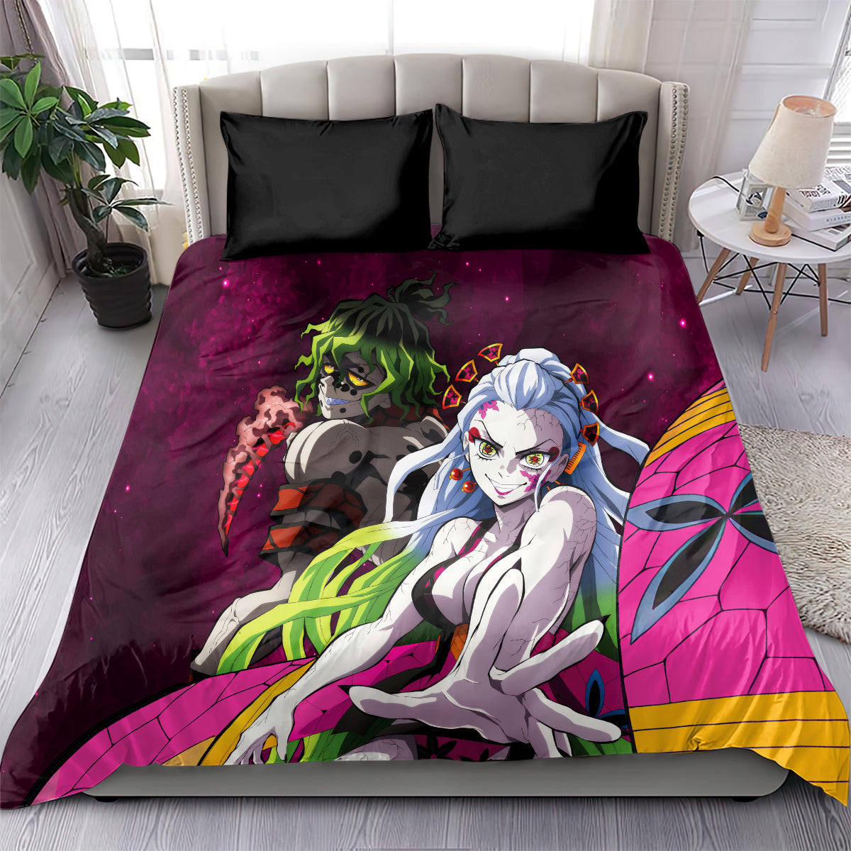 Gyutaro and Daki Bedding Set