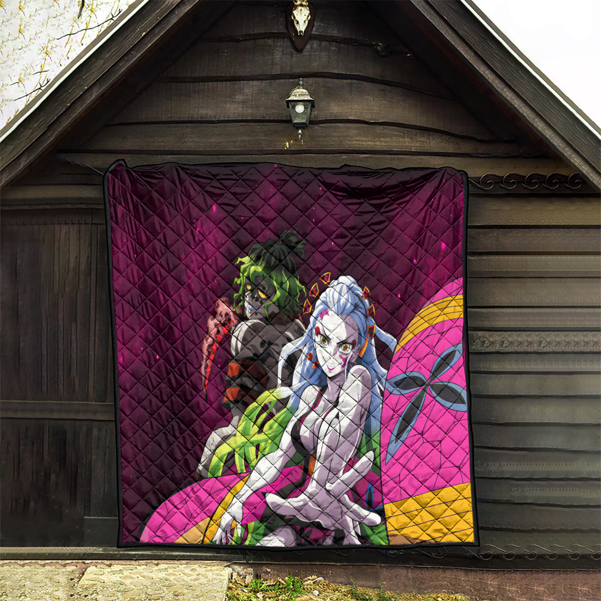 Gyutaro and Daki Quilt