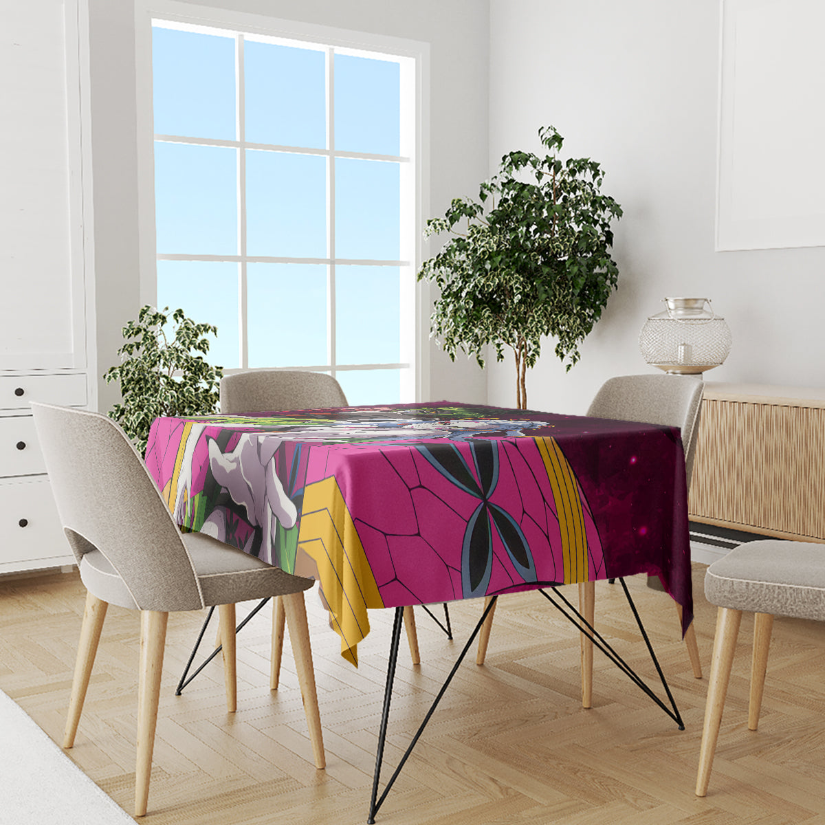 Gyutaro and Daki Tablecloth