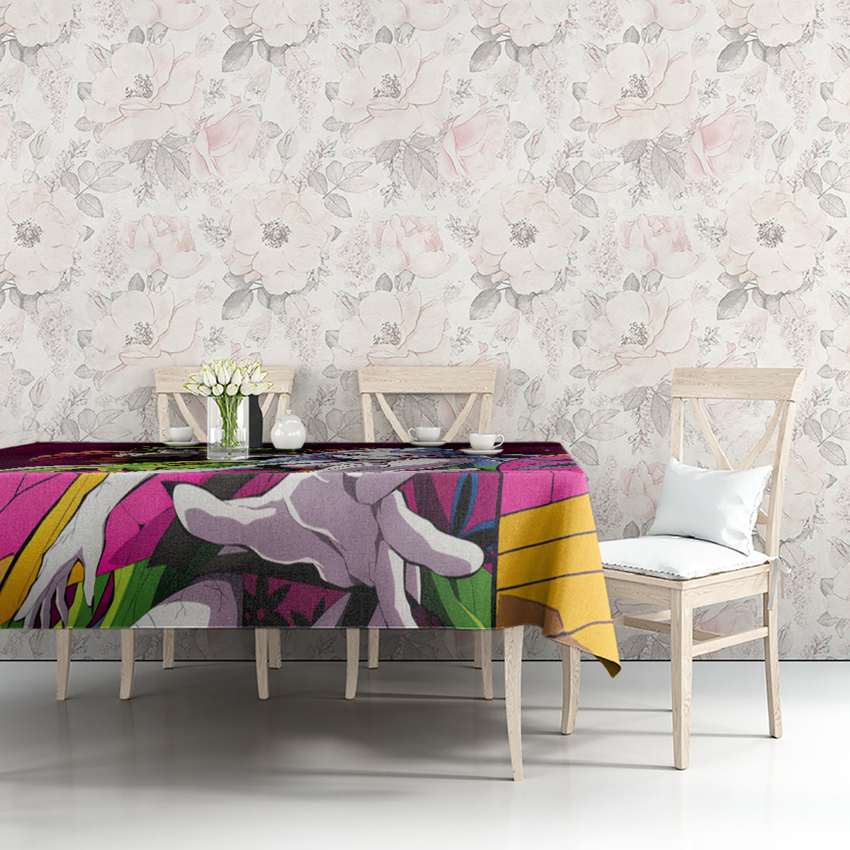 Gyutaro and Daki Tablecloth