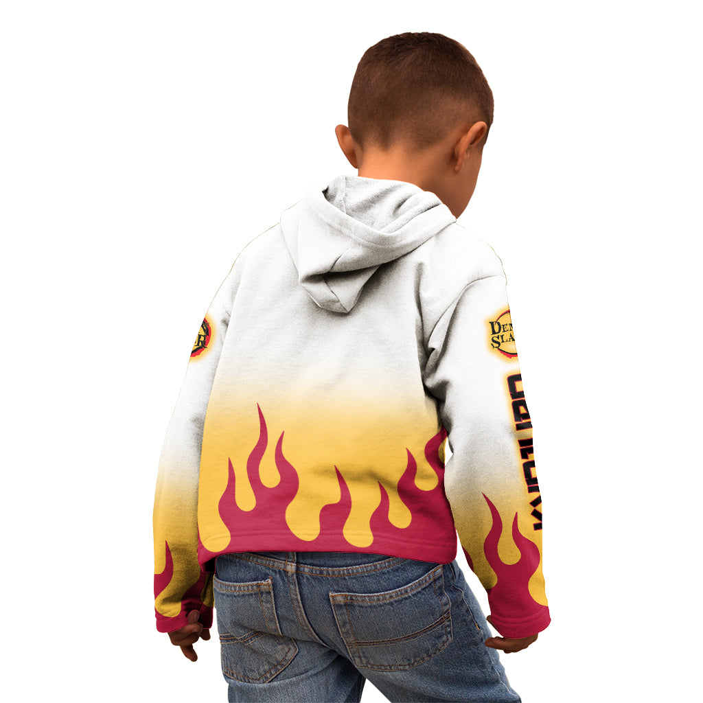 Kyojuro Rengoku - Flame Hashira Anime Kid Hoodie