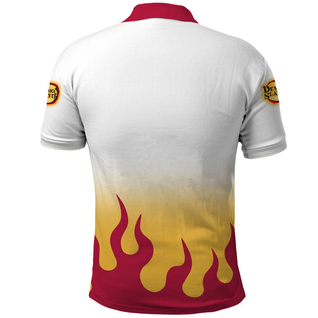 Kyojuro Rengoku - Flame Hashira Anime Polo Shirt