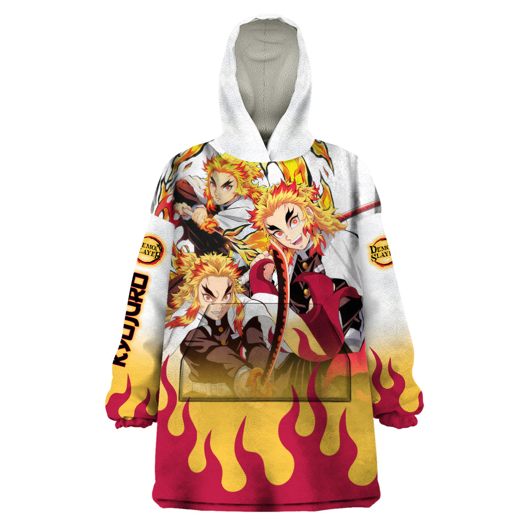 Kyojuro Rengoku - Flame Hashira Anime Wearable Blanket Hoodie