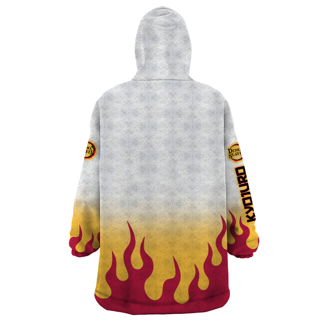 Kyojuro Rengoku - Flame Hashira Anime Wearable Blanket Hoodie