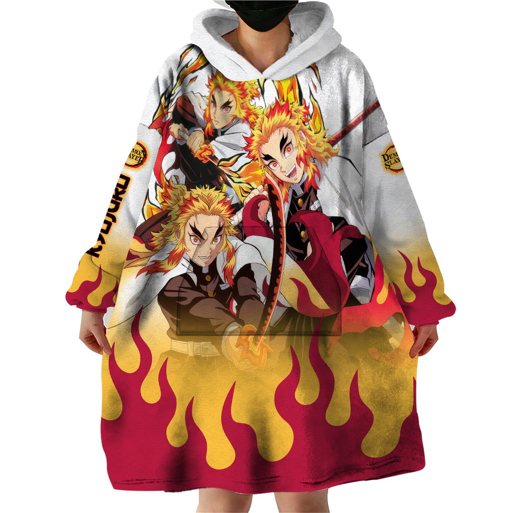 Kyojuro Rengoku - Flame Hashira Anime Wearable Blanket Hoodie