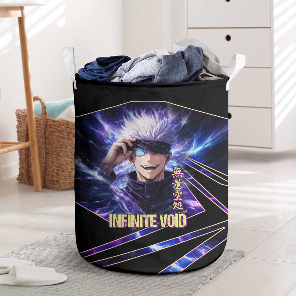 Gojo Satoru Infinite Void Laundry Basket Cosmic Anime Power Surge Style
