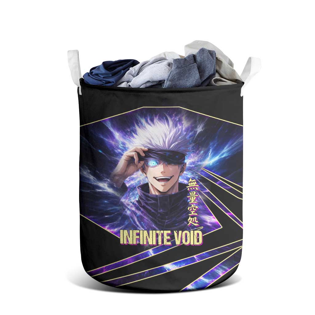 Gojo Satoru Infinite Void Laundry Basket Cosmic Anime Power Surge Style