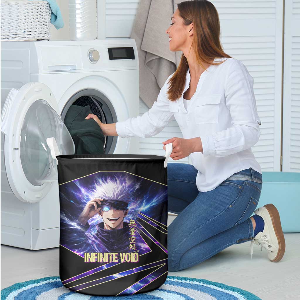 Gojo Satoru Infinite Void Laundry Basket Cosmic Anime Power Surge Style