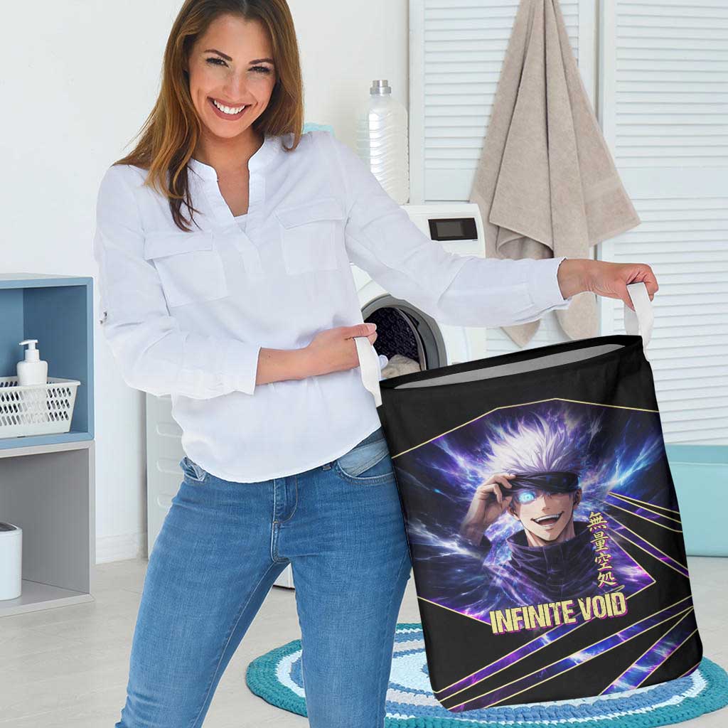 Gojo Satoru Infinite Void Laundry Basket Cosmic Anime Power Surge Style