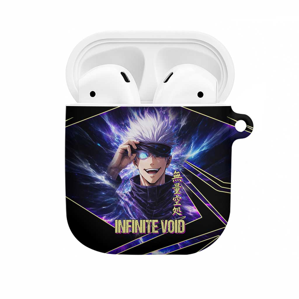 Gojo Satoru Infinite Void AirPods Case Cosmic Anime Power Surge Style