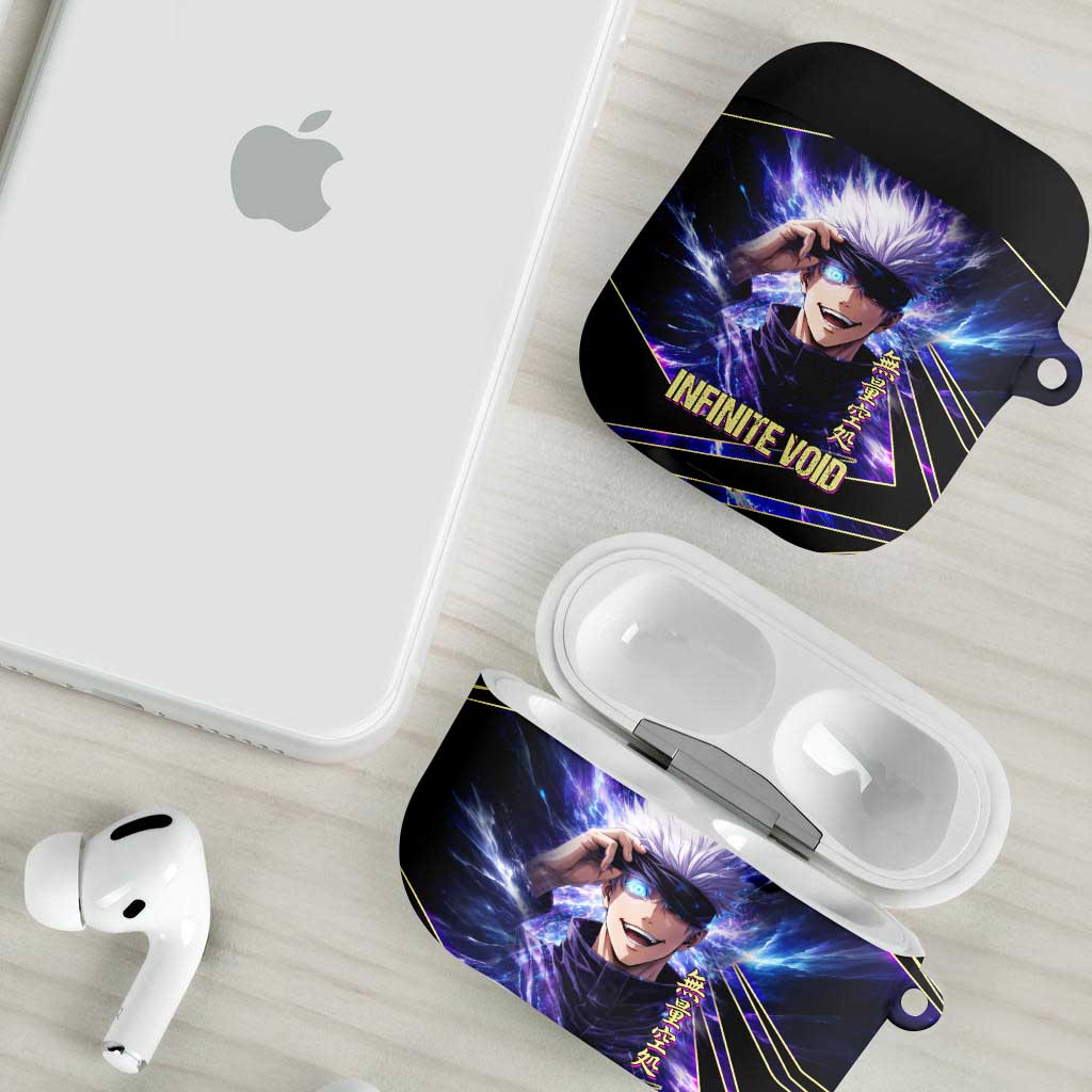 Gojo Satoru Infinite Void AirPods Case Cosmic Anime Power Surge Style